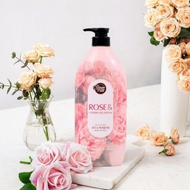Aekyung [Aekyung] Aekyung Shower Mate Pink Flower Rose Cherry Blossom Body Wash 900g / [애경]애경 샤워메이트 핑크 플라워 로즈 체리블로섬 바디워시 900g