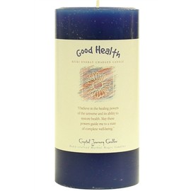 CRYSTAL JOURNEY Crystal J Candle Good Health, 1 EA