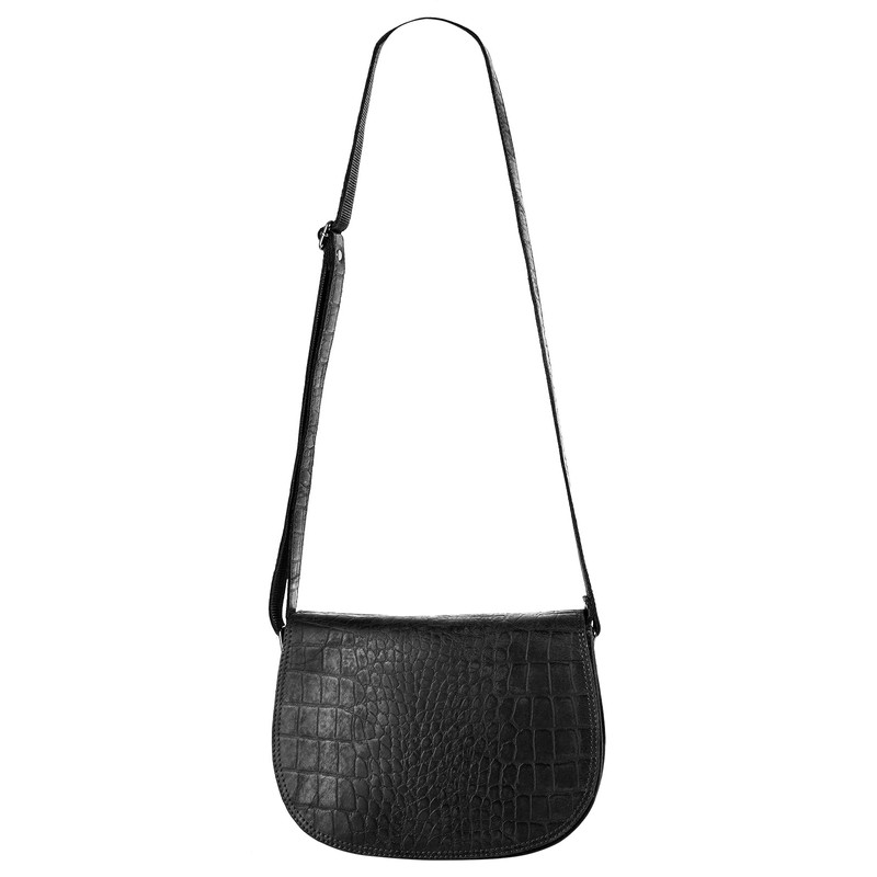 Cluty Women's Shoulder Bag Genuine Leather 021583, black