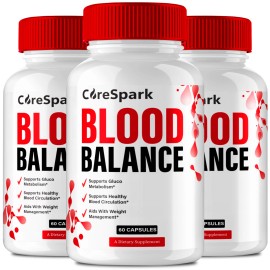 Ideal Performance (3 Pack) CoreSpark Blood Balance Capsules, Healthy Circulation & Stable Levels