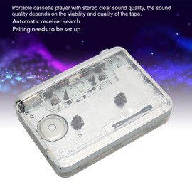 Portable Cassette Player, Cassette Tape Player, Multifunction Clear Stereo Sound FM Radio Cassette Player with 3.5mm Headphone Jack