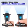 Rycubre High pressure fan-shaped air blow gun, adjustable swing hose,