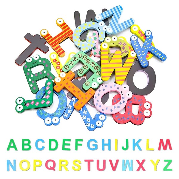 2 Sets of Alphabet Fridge Magnets, Interesting Fridge Magnets, Colourful