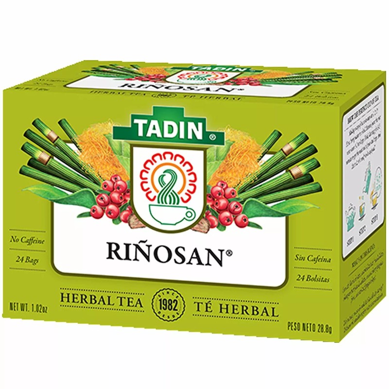 Tadin Riñosan Herbal Tea, Made in USA, 24 Bags (6