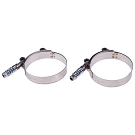 Chamixx 2X 76mm Intercooler T-Bolt Spring Hose Clamps 6C2Z-6K786-AA 904-468 Compatible with Ford F-250 F-350 F-450 F-550 Super Duty 2003-2007