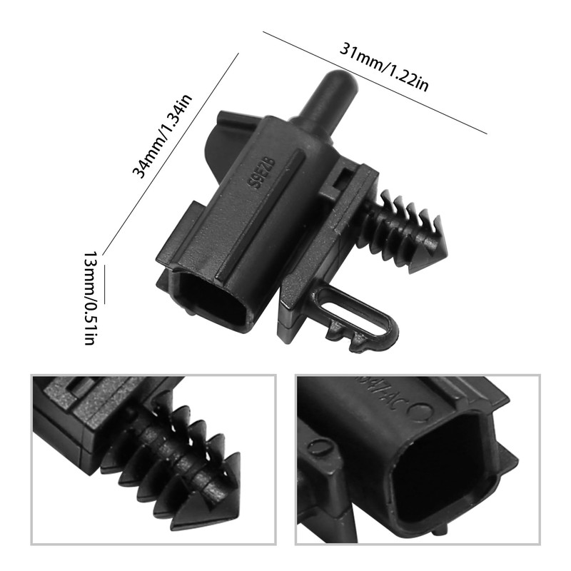 MDEOOSKY Car Ambient Air Temperature Sensor with Connector Pigtail Harness,