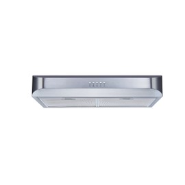 Winflo 30 In. Convertible Stainless Steel Under Cabinet Range Hood with Mesh Filters and Push Button Control