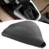 Gear Shift Cover PU Leather Car Gear Stick Cover Soft