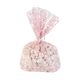 Fun Express - Light Pink Swirl Cello Bags (dz) for Wedding - Party Supplies - Bags - Cellophane Bags - Wedding - 12 Pieces