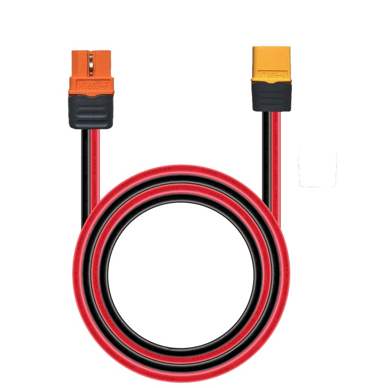 ZkeeShop XT60i to XT60 Male Cable 10AWG Extension Cable Compatible