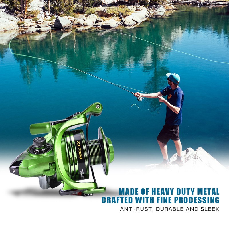 Salt Freshwater Metal Heavy Duty Lightweight Casting Spinning Fishing Reel