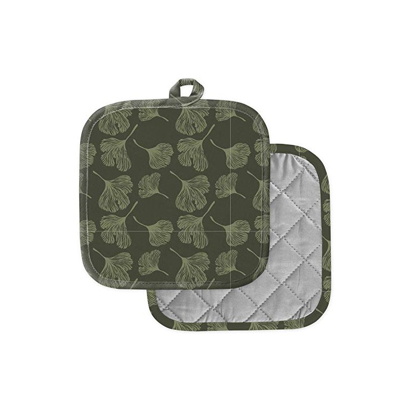 [Pack of 2] Pot Holders for Kitchen, Washable Heat Resistant
