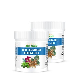 Dr. Hall Devil's Claw Care Gel - Cooling Massage Gel with Menthol & Eucalyptus for Joints & Muscles, 250 ml, Set of 2