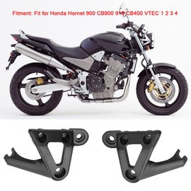 Front Light Bracket for Cb900, Pair of Headlight Bracket Mounting Holder Fit for Hornet 900 CB900 919 CB400 VTEC 1 2 3 4 Black