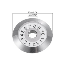 MECCANIXITY Fiber Cleaver Blade, Cutting Wheel for Optical Fiber Cutter Replacement Spare Blade 0.5 Degrees Cutter Blade 12 Sides