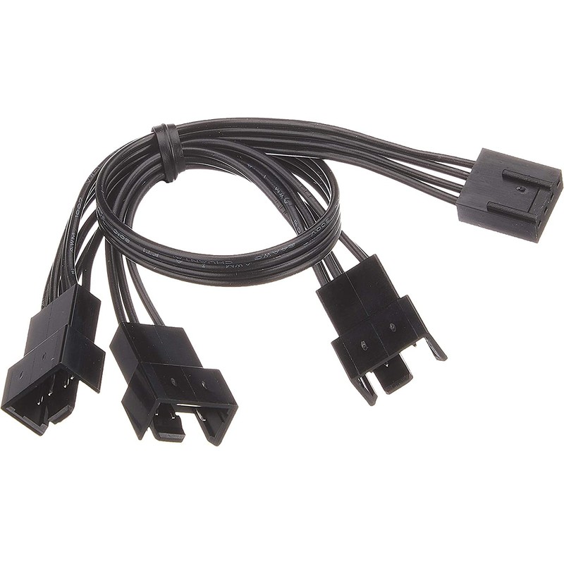 AINEX CA-100A Power Supply for PWM Fan 3-Way Daisy Chain