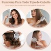 2pcs Cepillo para Cabello Desenredante Cerdas Mixtas Jabalí Para Mujeres