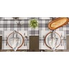 DII Home Sweet Farmhouse Kitchen Textiles, Placemats, 13x19, Black 6
