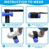 Feet Weight Lifting,Adjustable Dumbbell Foot Attachment for Hip Flexor Raises,Leg