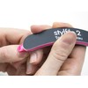 StylFile Curved Nail File 240/400 Grit Manicure Professional 3 in
