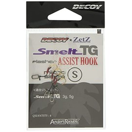 パームス(Palms) スメルトTGフラッシャー アシストフック マイクロシングルS. STFAHMS#S