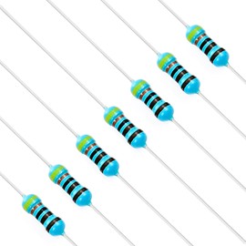 Chanzon 100pcs 1/4W (0.25W) 4.3K Ω ohm 4k3 Metal Film Fixed Resistor 0.01 ±1% Tolerance 4.3KR MF Through Hole Resistors Current Limiting Rohs Certificated
