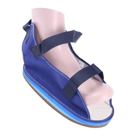 Anneome Foot Fracture Recovery Shoes Durable Gypsum Shoe Cover for Broken Toes Comfortable Ankle Support Unisex Walking Aid Blue