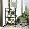 HDANI 3 Tier Rolling Cart,Heavy Duty Multifunctional Metal Frame-Supports 22