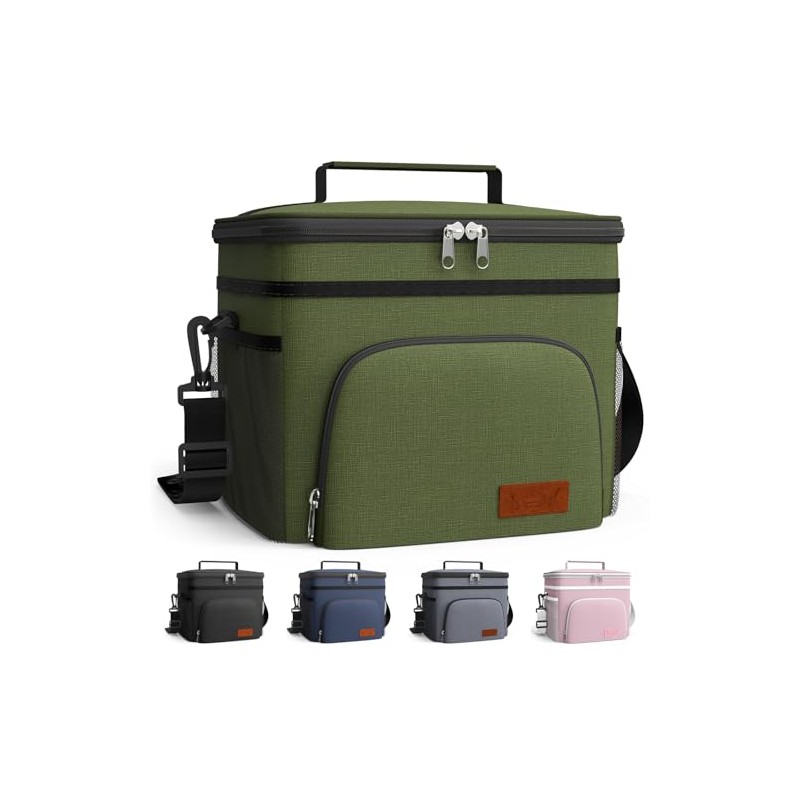 HOTOR Insulated Lunch Box for Men & Women - Leak-Proof