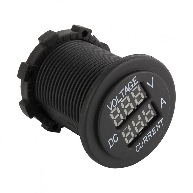KIMISS Voltmeter Ammeter, Car Motorcycle DC 12-24V Dual LED Digital