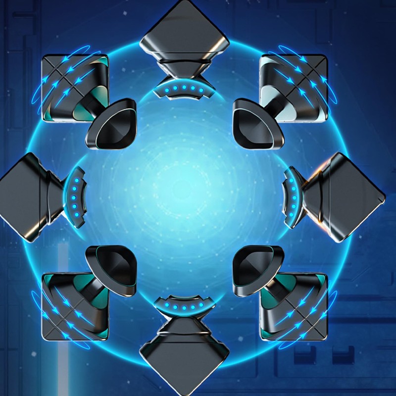 Speed Cube,QY MS 5X5 Magnetic Speed Cube, No Stickers Smooth