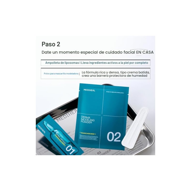 Mediheal Paquete De Modelado Derma (Madecassoside) - Aliviar Marcas De