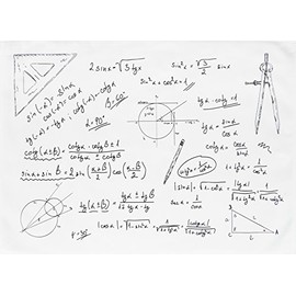 Half a Donkey The Maths and Trig Cotton Tea Towel