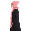 Bellady Bufanda de punto con capucha de invierno, Rosado, Talla