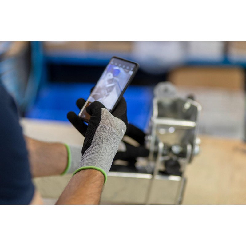 Towa SG A187 Gloves Size 9/L Nitrile Coating Black/Grey