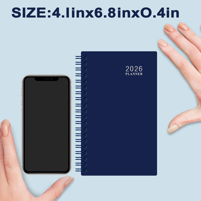 2026 Pocket Calendar/Planner - 2026 Weekly & Monthly Pocket Planner