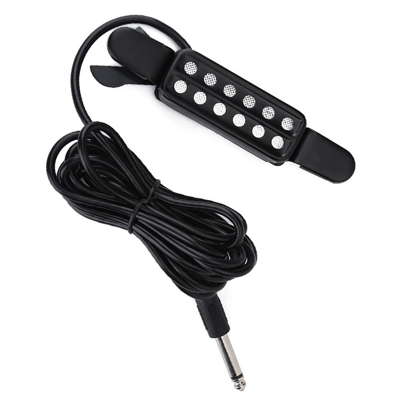 12 Sound Hole Magnetic Pickup Transducer for Acoustic Guitar Musical