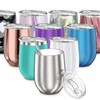 THILY Metal Stemless Insulated Wine Glass T1 Triple-insulated Stainless Steel