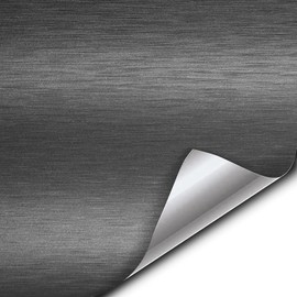 VViViD® XPO Dark Grey Brushed Metallic Car Wrap Vinyl Roll (1ft x 5ft)