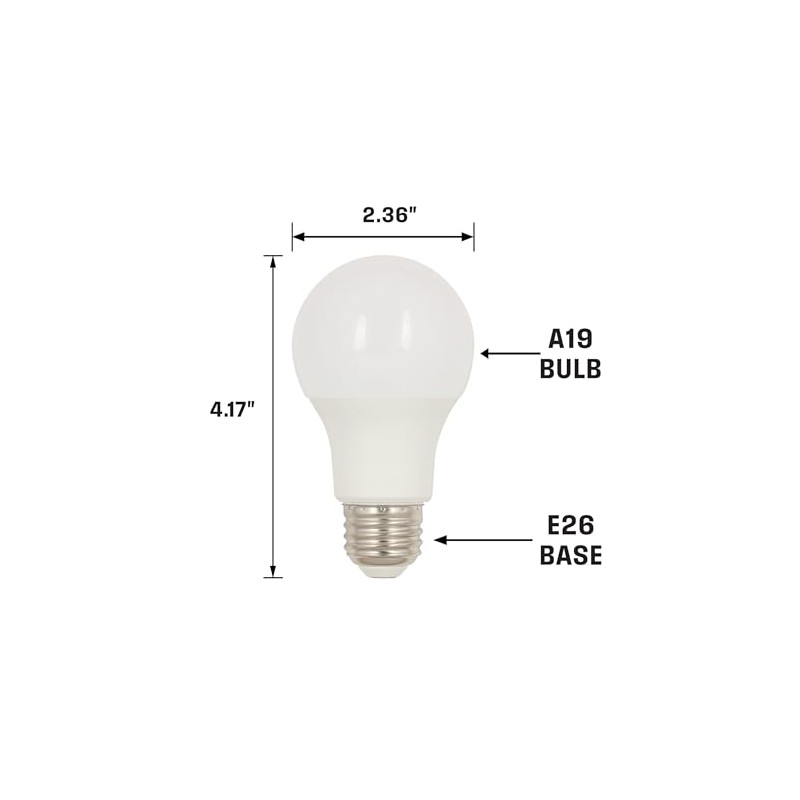 Westinghouse 5298020 10.5 Watt (75 Watt Equivalent) A19 Soft White
