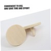 Outanaya 20pcs Wooden Golf Ball Markers Custom Golf Tee Markers