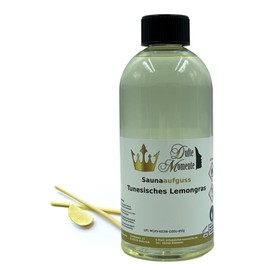 Dufte Momente Sauna Infusion Concentrate Tunisian Lemongrass 500 ml in PET Bottle with Drip Cap and Child Lock