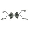 2Pcs Suspension Headset Bracket Helmet 19‑21mm Rail Adapter Rotatable Headphones