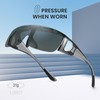 Cyxus Flip Up Sunglasses, Over Sunglasses, Hanging Over Glasses, Polarized