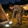 dojune Solar Powered LED Acrylic Lights,Waterproof In-Ground Landscape Path Lights