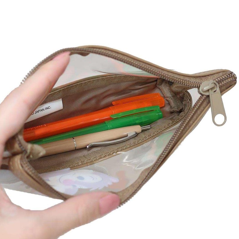 Chip & Dale Synthetic Leather Clear Pen Pouch