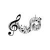 SanerLian Guitar Music Temporary Tattoo Sticker Watercolor Waterproof Adult Men