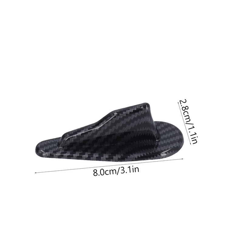 10PCS Shark Fin Kit Spoiler Wing Set with Carbon Fiber