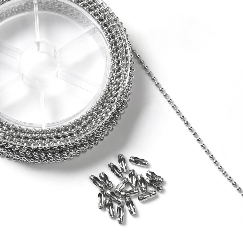 10m Ball Bead Chain, 32.8 Feet 304 Stainless Steel Ball