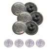 Trimming Shop 17mm Jean Buttons with Aluminium Back Pins Replacement